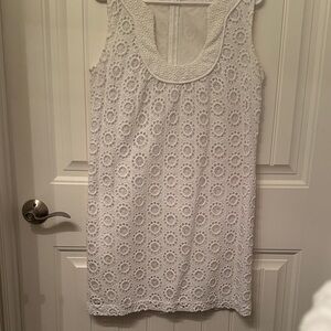 Trina Turk White Textured Garment